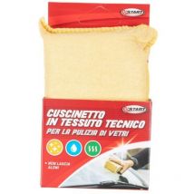 Cuscinetto singolo in tessuto tecnico puliscivetro dim.: 12x8x3,5 cm