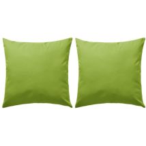 Cuscini Da Esterno 2 Pz 45x45 Cm Verde Mela