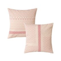 Cuscino 45x45cm Pansy Rosa In Cotone E Poliestere