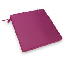 Cuscino da esterno per sedie 40x40 cm sfoderabile e idrorepellente - Bordeaux