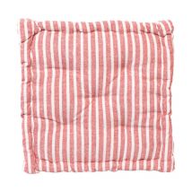 Cuscino da pavimento-futon rona 40X40 cm rigato rosso bianco