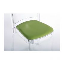 Cuscino ecopelle nabuk per sedia Lucienne Colore cuscino Verde Muschio