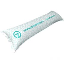 Cuscino Gonfiabile ad Aria Galleggiante Anti Ristagno Zefiro Air Rettangolare per Sollevamento Telo di Copertura Piscina - Cm 140x45 con 2 Passacorda