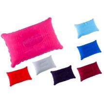 Trade Shop Traesio - Trade Shop - tragbares aufblasbares kissen 24X34,5CM für outdoor-reise zu hause 7 farben sort. -
