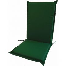 Cuscino in cotone imbottito sfoderabile schienale alto 115x48xH6 cm Zippo - Green