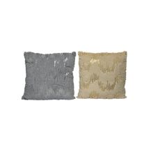 Cuscino in poliestere con luccichii 43x43 cm – Elegante e confortevole – Decoris