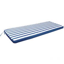 Gardeness - Cuscino in poliestere sfoderabile e impermeabile 150x45 cm - Blue