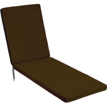 Cuscino lettino 64x190xh4cm taupe – policotone – 64cm x 190cm x 4cm – Utensileria