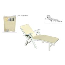 Cuscino Lettino Tenerife Beige 189x58,5x2,5cm