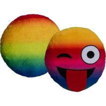 Cuscino morbido peluche emotion Tongue 30 cm divano letto whatsapp colorato new