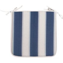 Cuscino panarea CM.39X39X2 rigato blu