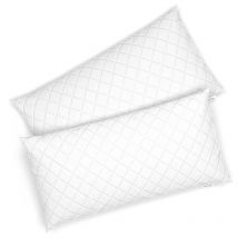 Cuscino per la testa , Bianco, 40 x 80 cm Set di 2 Vitalispa