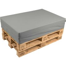 Cuscino Per Pallet 120x80 Cm In Similpelle Pomodone Grigio