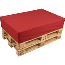 Cuscino per Pallet 120x80cm in Tessuto Pomodone Bordeaux
