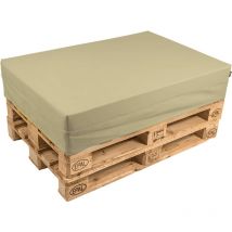 Cuscino per Pallet 120x80cm in Tessuto Pomodone Sabbia
