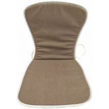 Garden Deluxe Collection - Cuscino per poltrone sedie schienale basso Action Monobasso - Tan