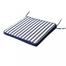 Cuscino per seduta idrorepellente 40x40 in Poliestere cm 40x40x4 - hank - Colore: Blu