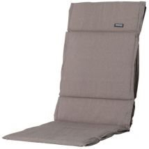 Cuscino per Seduta in Fibra Panama 125x50 cm Tortora Madison Grigio talpa