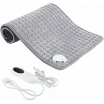 XVX - Cuscino riscaldante elettrico cuscino riscaldante con spegnimento automatico, coperta elettrica con 10 impostazioni di temperatura