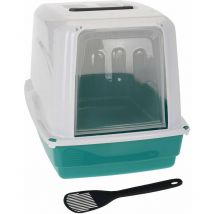 Pets Collection - Cusquette pour chat fermée, avec omoplate, blanc-gris