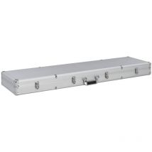 Custodia per Pistola Argento 134x35x12 cm in Alluminio