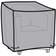 Copertura Per Sedia - Dkd Home Decor - Nero/grigio Scuro - Alluminio - Poliestere - 1 Pezzo