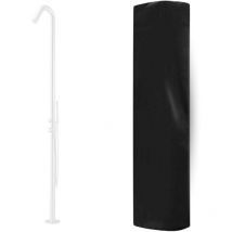 Custodia protettiva doccia esterna impermeabile antivento rivestimento anti uv modello leccio - confezione 1