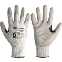 Tuffsafe Cut D PU Palm Coated Glove, Size 9
