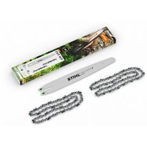 Cut kit numero 7 Stihl 2 catene con barra per motosega msa 200