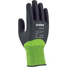 60600 C500 xg Black/Green Cut Resistant Gloves - Size 7 - Lime Green Anthracite - Uvex