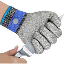 Cut Resistant Gloves, Work Kitchen Protection Gloves for Fish Fillet, Meat Cutting, Mandolin, Oyster and Carving (Sx2)