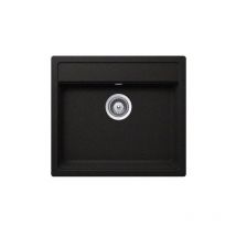 JS - vier de cuisine Cristalite Gain de Place - 570 x 510 x 180 mm - sous-meuble 60 cm - Coloris Nera - Schock