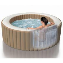 Intex - Cuve thermale de massage à bulles ronde PureSpa