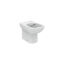 Cuvette au sol filoparete blanc brillant Ideal Standard Life RimLS+ - Avec abattant wc soft