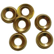 Cuvette de vis n°7 laiton pour vis de 6mm boîte de 100 Guitel CVL007S00E