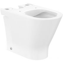 Cuvette murale avec double sortie pour wc à réservoir bas the gap Roca Forma : Ronde