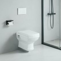 Rogier&mothes - Cuvette wc rétro suspendu mechell en céramique