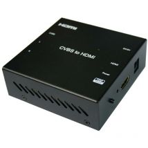 Yatek - cvbs / Convertisseur vidéo rca vers hdmi, 720 couleurs noir / 1080P