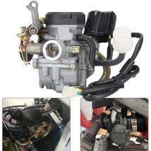 CVK PD18J Carburateur,Carburateur 18mm pour Scooter 4 Temps GY6 50CC 139QMB 139QMA Dirt Bike Motocross Motorrad Go Karts Scooter Quad ATV