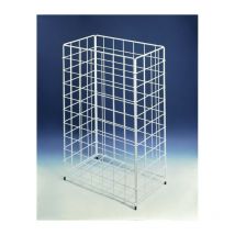 Cestino gettacarte CWS bianco 410x250x620mm ca. 60 litri