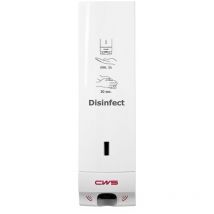 CWS - Paradise Disinfect nt berührungsloser Desinfektionsmittelspender mit Schloss HxBxT 320,2x93,6x120,4mm, Weiß