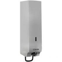 CWS Paradise Stainless Steel Antibact Slim Seifenschaumpender mit Schloss 500ml, Edelstahl
