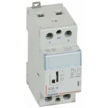 Legrand - Contacteur de puissance CX³ silencieux bobine 230V 2 Pôles 250V 40A contact 2F 2 modules 412559