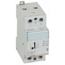 Contacteur de puissance CX3 2 pôles 230V 2F 63A Silencieux LEGRAND 412560