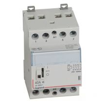 Legrand - CX3 Schütz Brummfrei, 230V 40A 4 Schliesser, mit Handschalter 412562