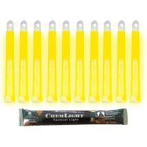 Bastone luminoso Kit di Sopravvivenza Materiale Militare - ChemLight Lightsticks 15 cm - Giallo - Light Sticks Luminous - Durata 12 ore - Scatola da