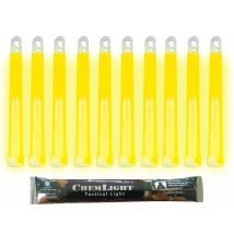 Cyalume Bastoncino Luminoso Giallo Militare Chemlight Lightsticks 15cm - Light Sticks Ultra-luminosi 12 Ore (scatola Da10)