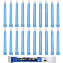 Cyalume Bastone Luminoso Snaplight Glow Sticks 15 Cm - Light Sticks Molto Luminoso Con Durata Di 8 Ore - Blu (sacchetto Da 20)