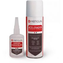 Kit Cyanoacrylate + Accélérateur - Colle cyanoacrylate pour corniche (colle + accélérateur)