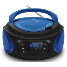 Tragbarer CD-Player Kinder Radio CD-Radio Stereoanlage Boombox Blau - Cyberlux